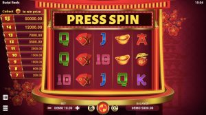 Budai Reels slot интерфейс