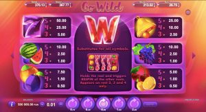 Go Wild slot выплаты