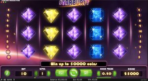 Starburst Slot Интерфейс